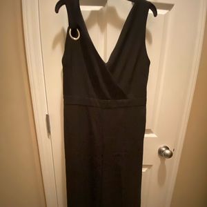 Black wide leg jumpsuit
